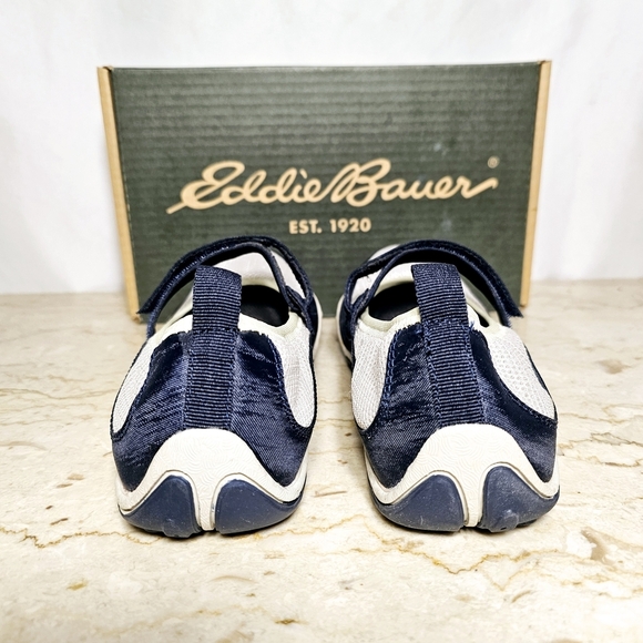 Eddie Bauer EB Sport Womens Navy & Light Gray Mary Jane Shoes Size 7.5 - Picture 5 of 7